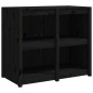 vidaXL Muebles de cocina de exterior 4 pzas madera maciza pino negro vidaXL Muebles de cocina de exterior 4 pzas madera maciza pino negro