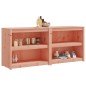 vidaXL Muebles de cocina exterior 2 pzas madera maciza abeto Douglas
