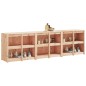 vidaXL Muebles de cocina de exterior 3 piezas madera maciza de pino vidaXL Muebles de cocina de exterior 3 piezas madera maciza de pino