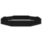 vidaXL Arenero con asientos octógono madera maciza de pino negro vidaXL Arenero con asientos octógono madera maciza de pino negro