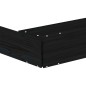 vidaXL Arenero con asientos octógono madera maciza de pino negro vidaXL Arenero con asientos octógono madera maciza de pino negro