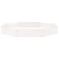 vidaXL Arenero con asientos octógono madera maciza de pino blanco