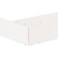 vidaXL Arenero con asientos octógono madera maciza de pino blanco