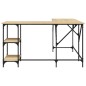 vidaXL Escritorio madera de ingeniería roble Sonoma 139x139x75 cm vidaXL Escritorio madera de ingeniería roble Sonoma 139x139x75 cm
