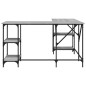 vidaXL Escritorio madera de ingeniería gris Sonoma 139x139x75 cm vidaXL Escritorio madera de ingeniería gris Sonoma 139x139x75 cm