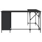 vidaXL Escritorio madera de ingeniería negro 141x141x75 cm vidaXL Escritorio madera de ingeniería negro 141x141x75 cm