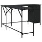 vidaXL Escritorio madera de ingeniería negro 141x141x75 cm vidaXL Escritorio madera de ingeniería negro 141x141x75 cm