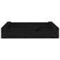 vidaXL Arenero con asientos cuadrado madera maciza de pino negro vidaXL Arenero con asientos cuadrado madera maciza de pino negro