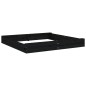 vidaXL Arenero con asientos cuadrado madera maciza de pino negro vidaXL Arenero con asientos cuadrado madera maciza de pino negro