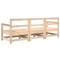 vidaXL Juego de muebles de jardín 3 piezas madera maciza de pino vidaXL Juego de muebles de jardín 3 piezas madera maciza de pino