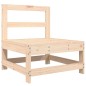 vidaXL Juego de muebles de jardín 3 piezas madera maciza de pino vidaXL Juego de muebles de jardín 3 piezas madera maciza de pino