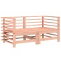 vidaXL Sofás de esquina de jardín 2 uds madera maciza Douglas vidaXL Sofás de esquina de jardín 2 uds madera maciza Douglas