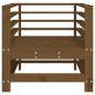 vidaXL Sillones de jardín 2 unidades madera maciza pino marrón miel vidaXL Sillones de jardín 2 unidades madera maciza pino marrón miel