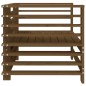 vidaXL Sillones de jardín 2 unidades madera maciza pino marrón miel vidaXL Sillones de jardín 2 unidades madera maciza pino marrón miel