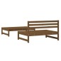 vidaXL Juego de muebles jardín 2 pzas madera maciza pino marrón miel vidaXL Juego de muebles jardín 2 pzas madera maciza pino marrón miel