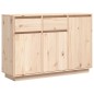 vidaXL Aparador de madera maciza de pino 110x34x75 cm vidaXL Aparador de madera maciza de pino 110x34x75 cm
