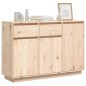 vidaXL Aparador de madera maciza de pino 110x34x75 cm vidaXL Aparador de madera maciza de pino 110x34x75 cm