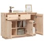vidaXL Aparador de madera maciza de pino 110x34x75 cm vidaXL Aparador de madera maciza de pino 110x34x75 cm
