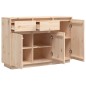 vidaXL Aparador de madera maciza de pino 110x34x75 cm vidaXL Aparador de madera maciza de pino 110x34x75 cm