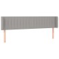 vidaXL Cabecero con LED de tela gris claro 183x16x78/88 cm vidaXL Cabecero con LED de tela gris claro 183x16x78/88 cm