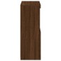 vidaXL Aparador con luces LED madera de ingeniería roble marrón vidaXL Aparador con luces LED madera de ingeniería roble marrón
