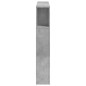 vidaXL Cabecero LED madera ingeniería gris hormigón 120x18,5x103,5 cm vidaXL Cabecero LED madera ingeniería gris hormigón 120x18,5x103,5 cm
