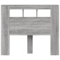 vidaXL Cabecero LED madera ingeniería gris Sonoma 120x18,5x103,5 cm vidaXL Cabecero LED madera ingeniería gris Sonoma 120x18,5x103,5 cm