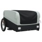 vidaXL Remolque para bicicleta hierro negro y gris 45 kg vidaXL Remolque para bicicleta hierro negro y gris 45 kg