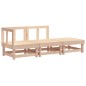 vidaXL Juego de muebles de jardín 3 piezas madera maciza de pino vidaXL Juego de muebles de jardín 3 piezas madera maciza de pino