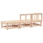 vidaXL Juego de muebles de jardín 3 piezas madera maciza de pino vidaXL Juego de muebles de jardín 3 piezas madera maciza de pino