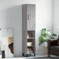 vidaXL Aparador alto madera contrachapada gris Sonoma 34,5x34x180 cm vidaXL Aparador alto madera contrachapada gris Sonoma 34,5x34x180 cm