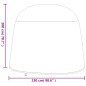 vidaXL Cubiertas sillón colgante 2 uds tela Oxford 420D Ø230x200 cm vidaXL Cubiertas sillón colgante 2 uds tela Oxford 420D Ø230x200 cm