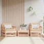 vidaXL Sillones de jardín 2 unidades madera maciza de pino vidaXL Sillones de jardín 2 unidades madera maciza de pino