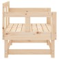 vidaXL Sillones de jardín 2 unidades madera maciza de pino vidaXL Sillones de jardín 2 unidades madera maciza de pino