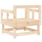 vidaXL Sillones de jardín 2 unidades madera maciza de pino vidaXL Sillones de jardín 2 unidades madera maciza de pino