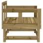 vidaXL Sillones de jardín 2 unidades madera impregnada de pino vidaXL Sillones de jardín 2 unidades madera impregnada de pino