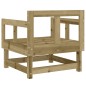 vidaXL Sillones de jardín 2 unidades madera impregnada de pino vidaXL Sillones de jardín 2 unidades madera impregnada de pino