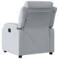 vidaXL Sillón reclinable eléctrico tela gris claro vidaXL Sillón reclinable eléctrico tela gris claro