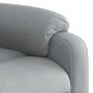 vidaXL Sillón reclinable eléctrico tela gris claro vidaXL Sillón reclinable eléctrico tela gris claro