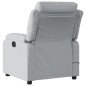 vidaXL Sillón reclinable de masaje eléctrico tela gris claro vidaXL Sillón reclinable de masaje eléctrico tela gris claro