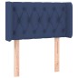 vidaXL Cabecero con LED de tela azul 83x16x78/88 cm vidaXL Cabecero con LED de tela azul 83x16x78/88 cm