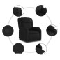 vidaXL Sillón reclinable elevable cuero artificial negro vidaXL Sillón reclinable elevable cuero artificial negro