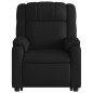 vidaXL Sillón reclinable elevable cuero artificial negro vidaXL Sillón reclinable elevable cuero artificial negro