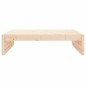 vidaXL Taburete de jardín madera maciza de pino 120x80 cm vidaXL Taburete de jardín madera maciza de pino 120x80 cm