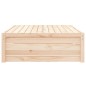 vidaXL Taburete de jardín madera maciza de pino 120x80 cm vidaXL Taburete de jardín madera maciza de pino 120x80 cm