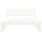 vidaXL Sofá central de jardín madera maciza de pino blanco 120x80 cm vidaXL Sofá central de jardín madera maciza de pino blanco 120x80 cm