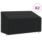 vidaXL Cubiertas banco 3 plazas 2 uds tela Oxford 420D 175x85x68/94 cm vidaXL Cubiertas banco 3 plazas 2 uds tela Oxford 420D 175x85x68/94 cm