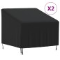 vidaXL Cubiertas sillas jardín 2 uds tela Oxford 420D 90x90x50/75 cm vidaXL Cubiertas sillas jardín 2 uds tela Oxford 420D 90x90x50/75 cm