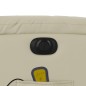 vidaXL Sillón de masaje reclinable eléctrico cuero sintético crema vidaXL Sillón de masaje reclinable eléctrico cuero sintético crema