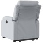 vidaXL Sillón reclinable elevable de tela gris claro vidaXL Sillón reclinable elevable de tela gris claro